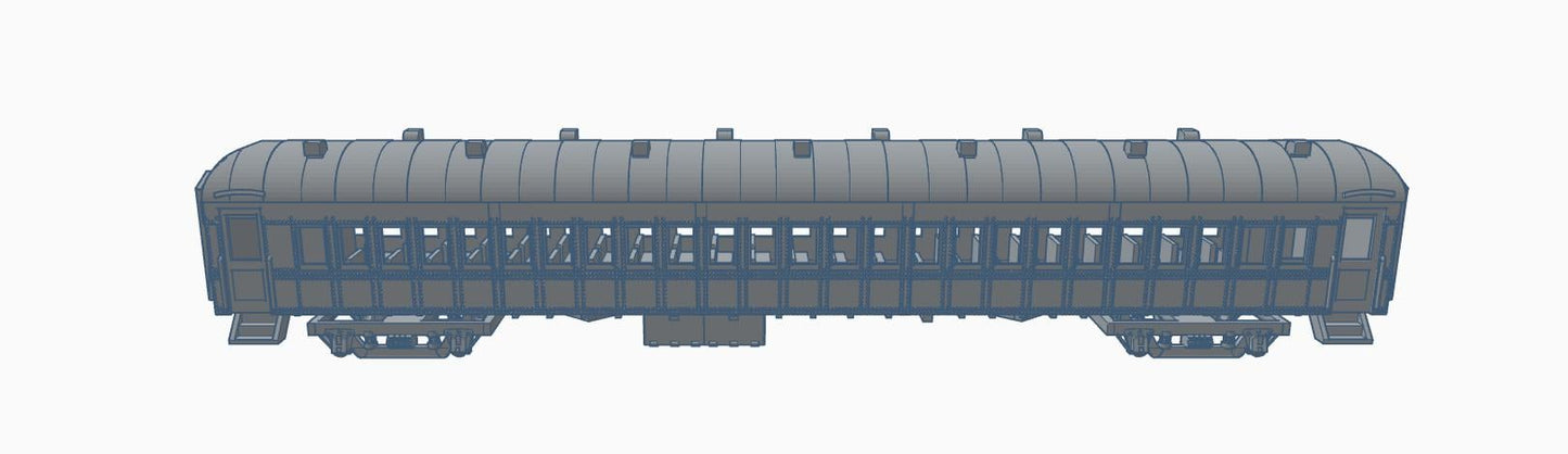 N scale SP Suburban Coach 72-IC-1/2/3 Resin Kit