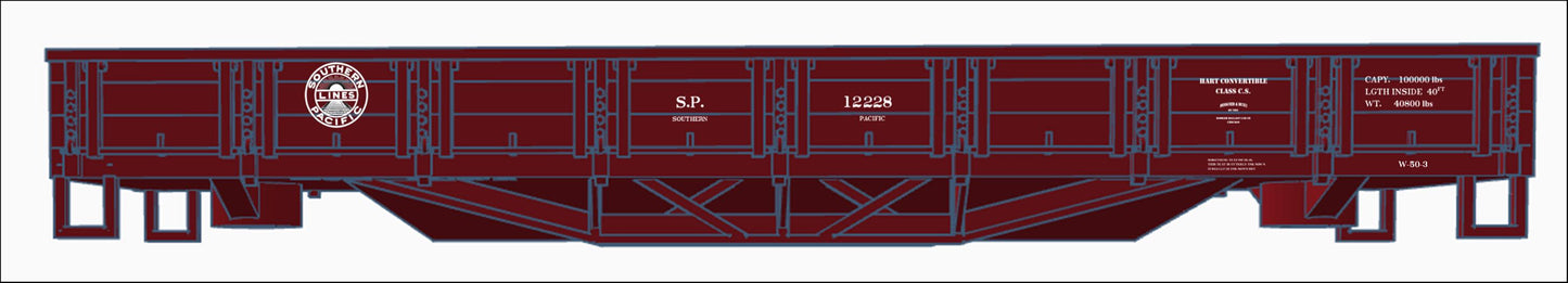 N scale Southern Pacific SP Work Car