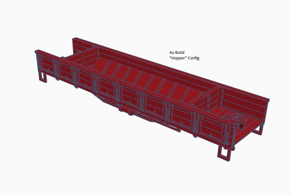 N scale Southern Pacific SP Work Car
