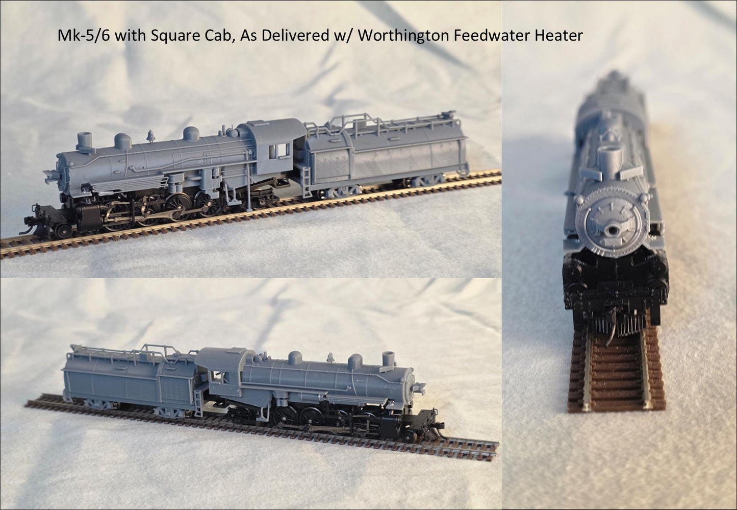 N Scale Southern Pacific Mk-5/6 Mikado Pacific Lines Kit