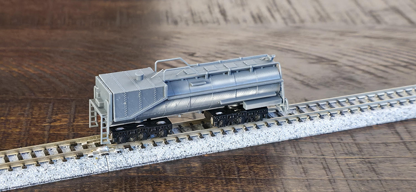 N scale Southern Pacific 120-C-2/3/4/6:8 tender 3d printed kit