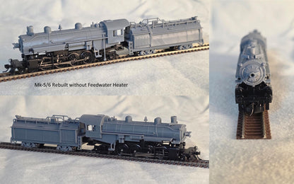 N Scale Southern Pacific Mk-5/6 Mikado Pacific Lines Kit