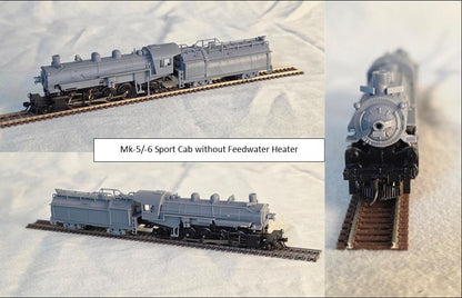 N Scale Southern Pacific Mk-5/6 Mikado Pacific Lines Kit