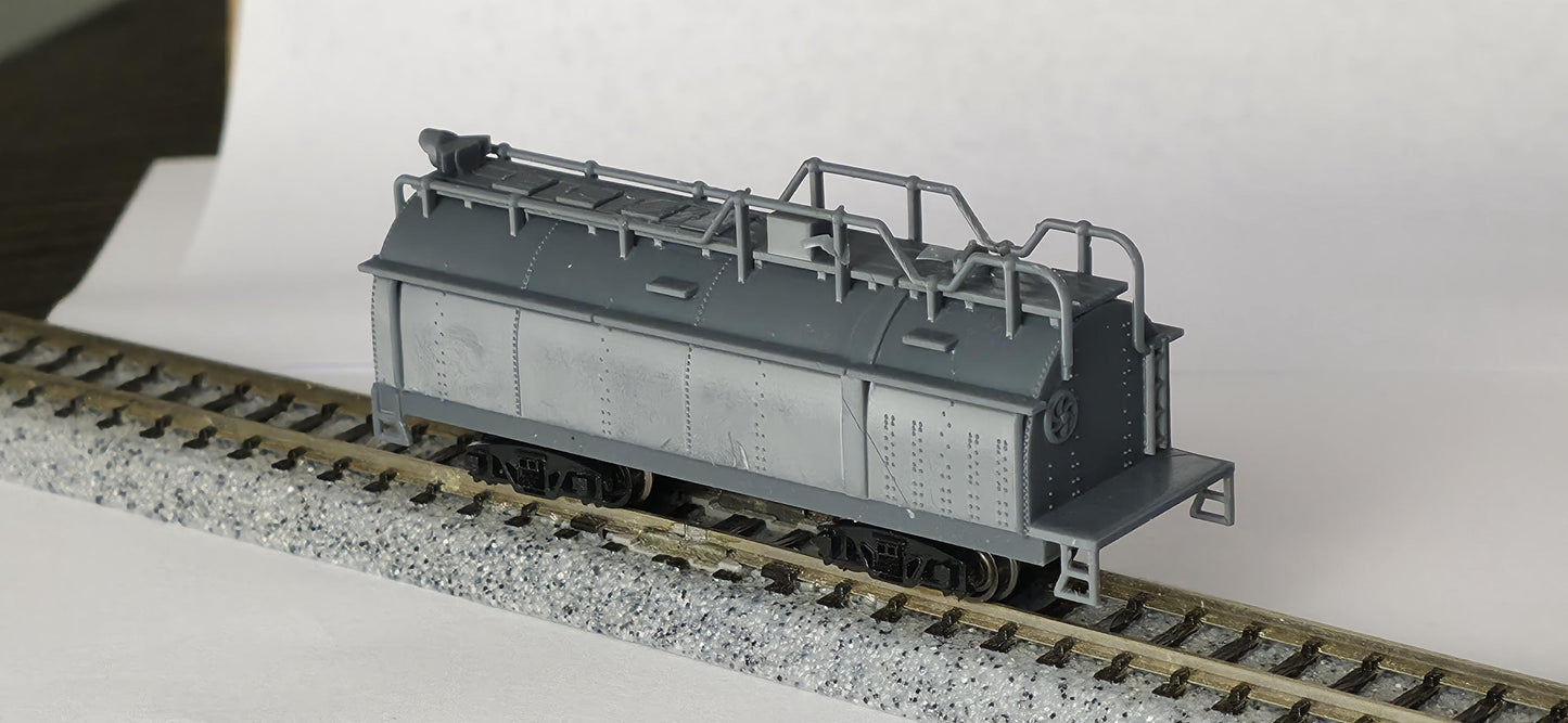 N scale Southern Pacific 120-SC-1/2/3/4/5/6 Whaleback tender 3d printed kit
