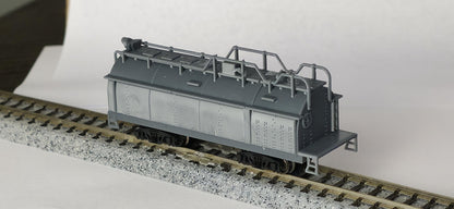 N scale Southern Pacific 120-SC-1/2/3/4/5/6 Whaleback tender 3d printed kit