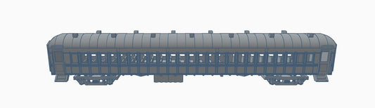 N scale SP Suburban Coach 72-IC-1/2/3 Resin Kit