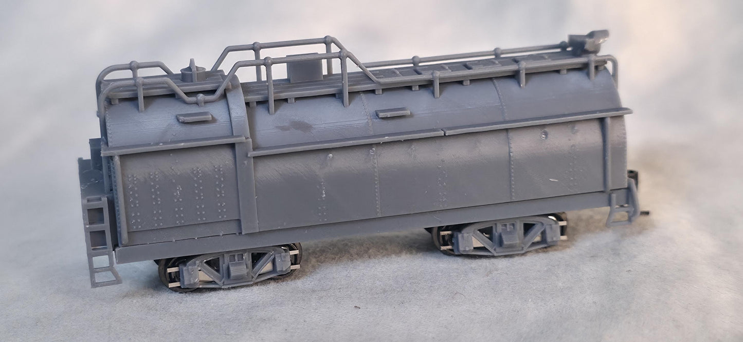 N scale Southern Pacific 120-SC-1/2/3/4/5/6 Whaleback tender 3d printed kit