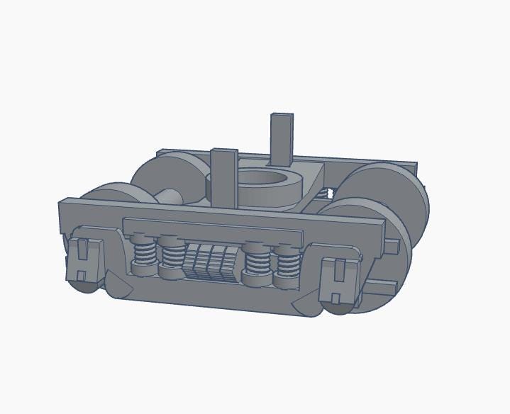 1-pair SP Tender Trucks