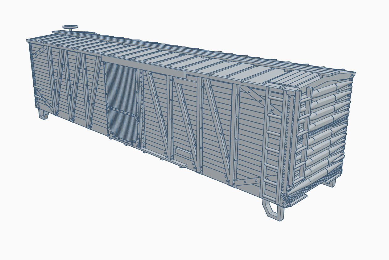 N Scale SP B-50-8/10/11/12/13/14 boxcars