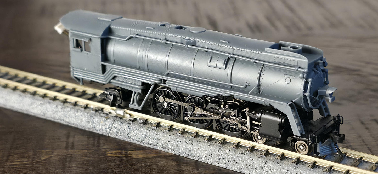N scale Southern Pacific P-8/P-10 locomotive shells with tender options
