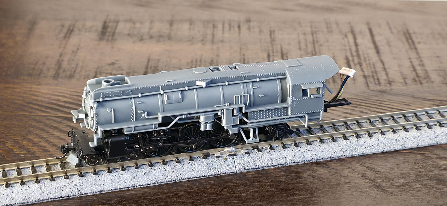 N scale Southern Pacific P-8/P-10 locomotive shells with tender options