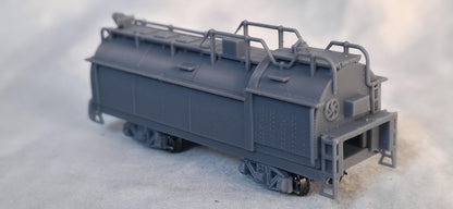 N scale Southern Pacific 120-SC-1/2/3/4/5/6 Whaleback tender 3d printed kit