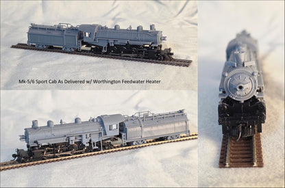 N Scale Southern Pacific Mk-5/6 Mikado Pacific Lines Kit