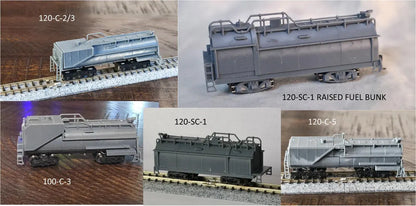 N Scale Southern Pacific Mk-7/8/9 Mikado Pacific Lines Kit
